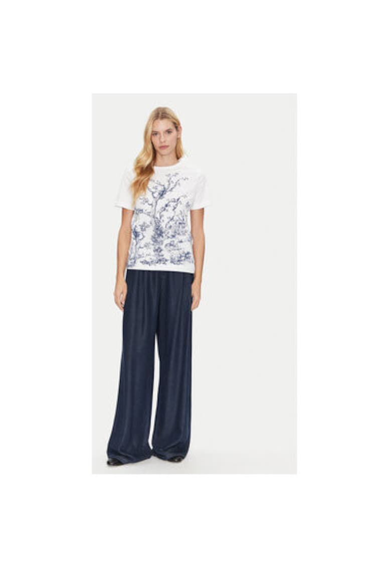 Tricou dama -  304892851 - Bumbac organic - Alb - Alb