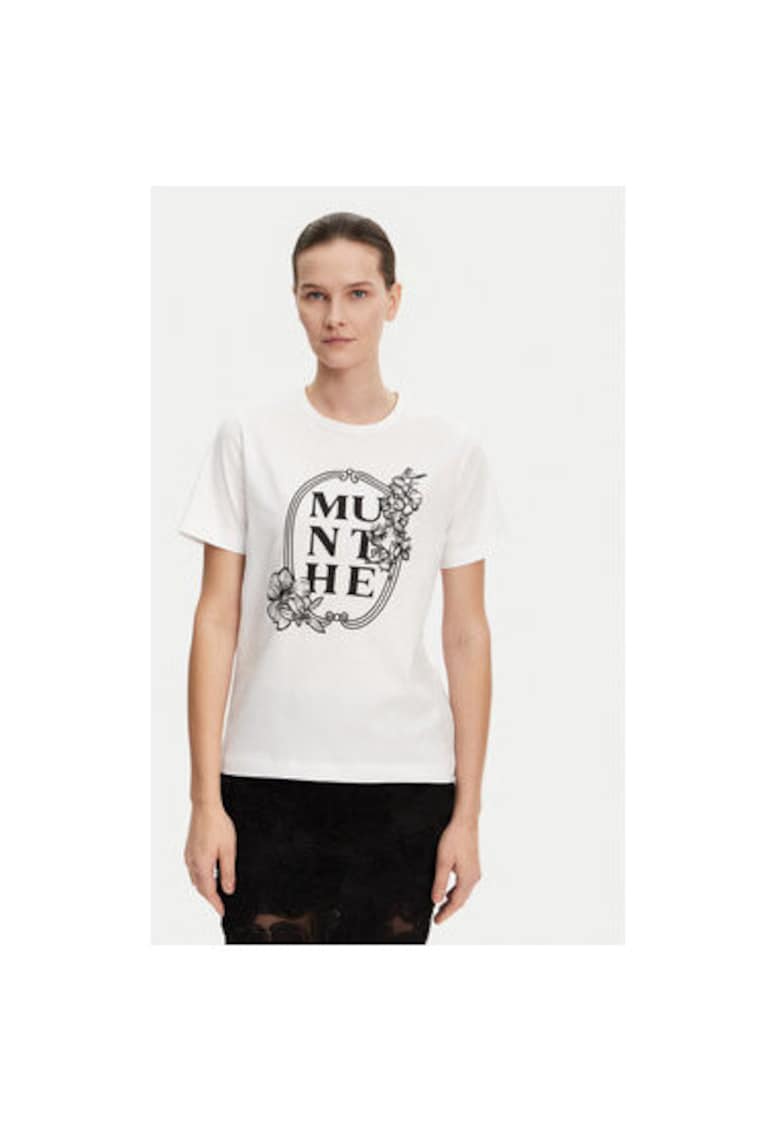 Tricou dama -  304892868 - Bumbac organic - Alb - Alb