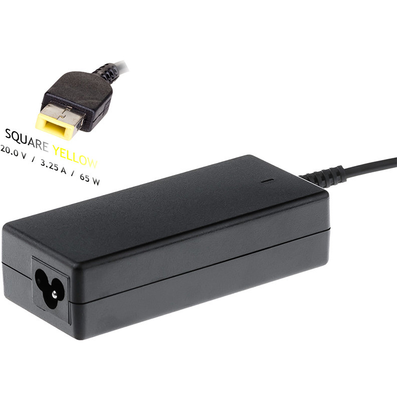 Incarcator laptop AK-ND-24 20V/3.25A 65W Square yellow LENOVO