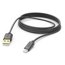 Cablu De Incarcare USB-A - Lightning 3 m Negru