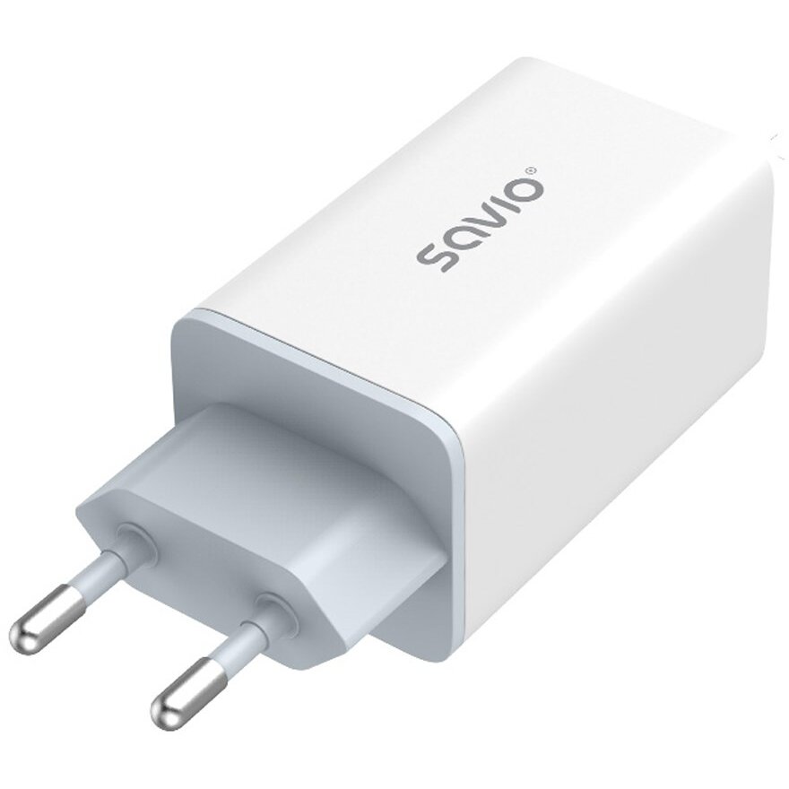 Incarcator LA-07 GaN 65W   USB C QC4.0+ PD 3.0 Alb