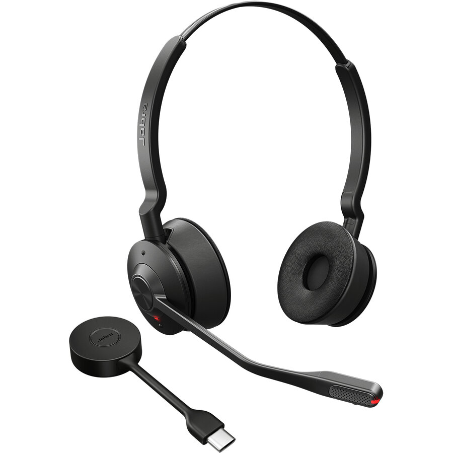 Casti Engage 55 SE UC Stereo Link400 C Negru