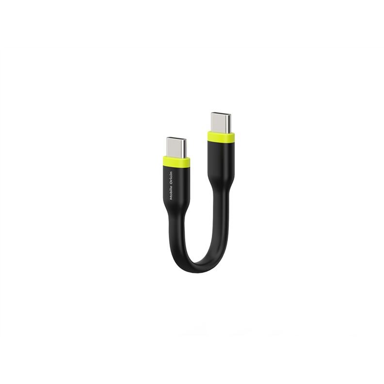 Cablu Incarcare si Transfer Date Compact 2x USB-C 60W 10cm Negru