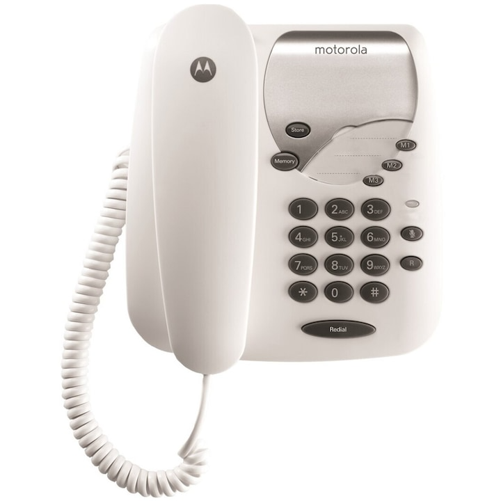 Telefon cu Fir CT1 Indicator LED Alb