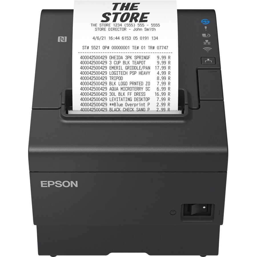 Imprimanta termica TM-T88VII, receipt printer (black, USB, LAN)