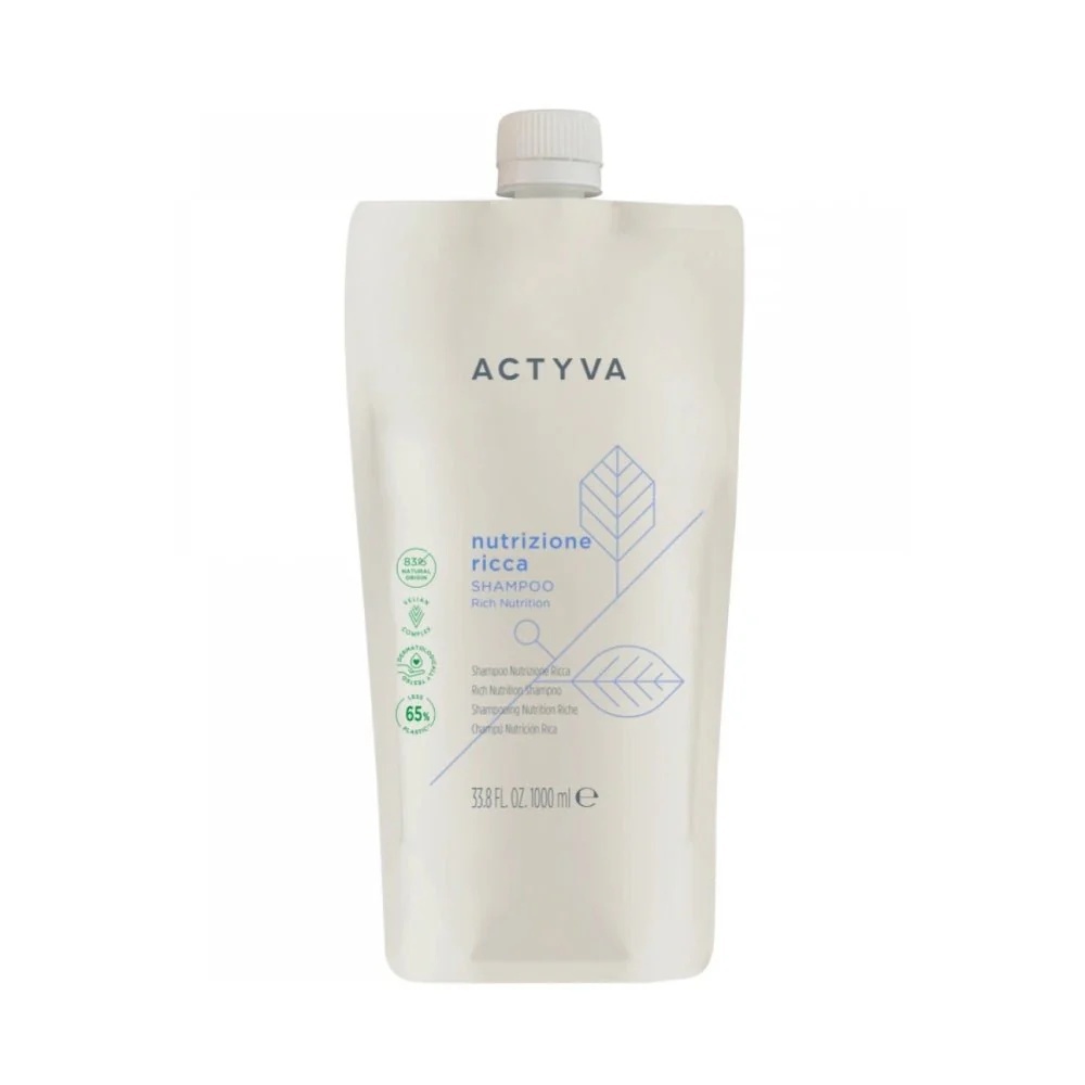 Sampon de hidratare intensa Kemon Actyva Nutrizione Ricca (Concentratie: Sampon, Gramaj: 1000 ml Refill)