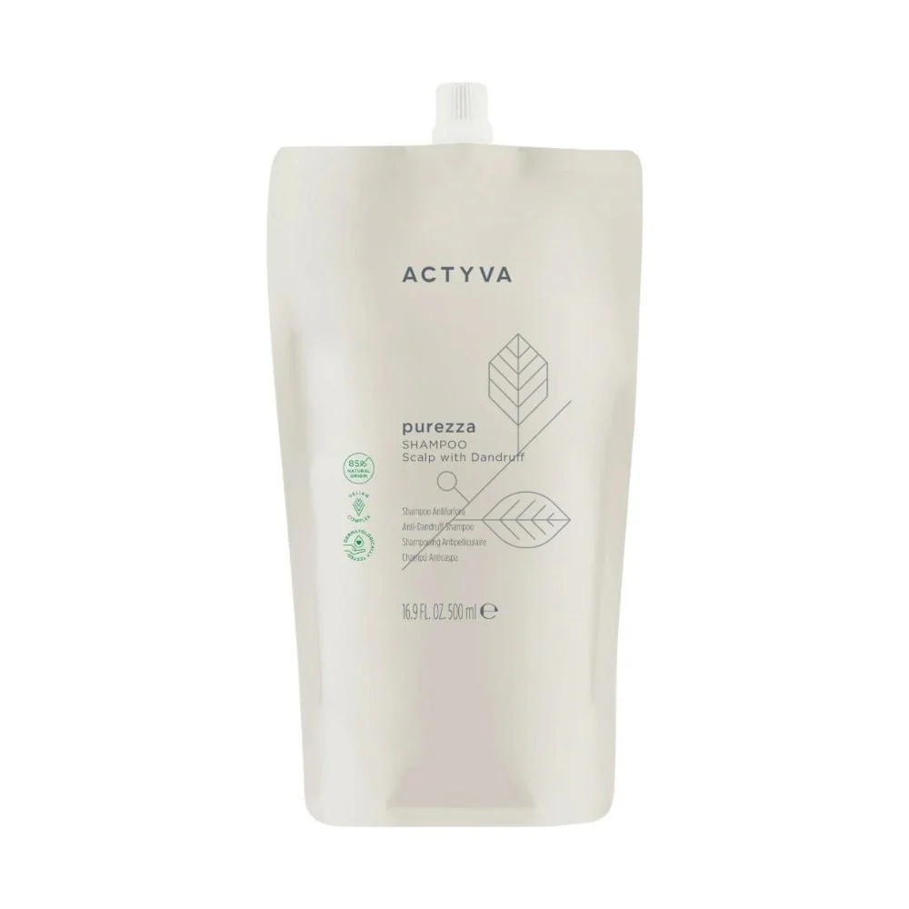 Sampon pentru purificare scalp Kemon Actyva Purezza (Concentratie: Sampon, Gramaj: 500 ml Refill)
