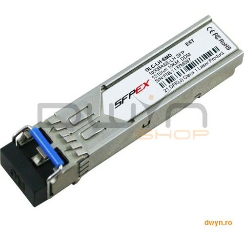 Cisco 1000BASE-LX/LH SFP transceiver module,  MMF/SMF,  1310nm,  DOM