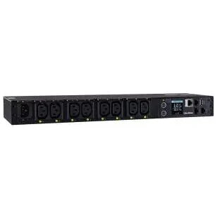 PDU pentru montaj in dulapul de server , CyberPower , PDU41004 16A 8 prize C13 2 prize C19 , Negru