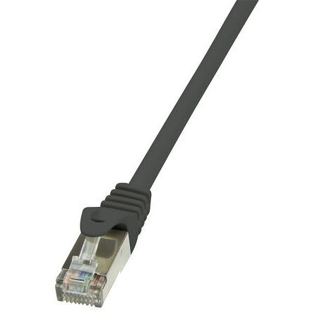 Cablu Patch cord Logilink categoria 5e F/UTP 0,50m negru CP1023S