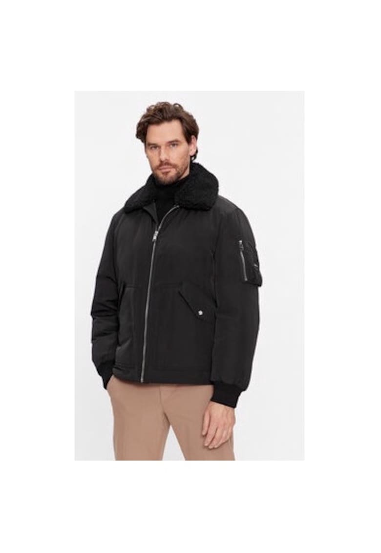 Geaca barbati -  302939381 - Poliester reciclat - Negru - Negru