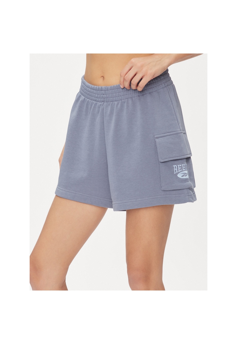 Pantaloni scurti sport dama -  302534050 - Bumbac - Albastru