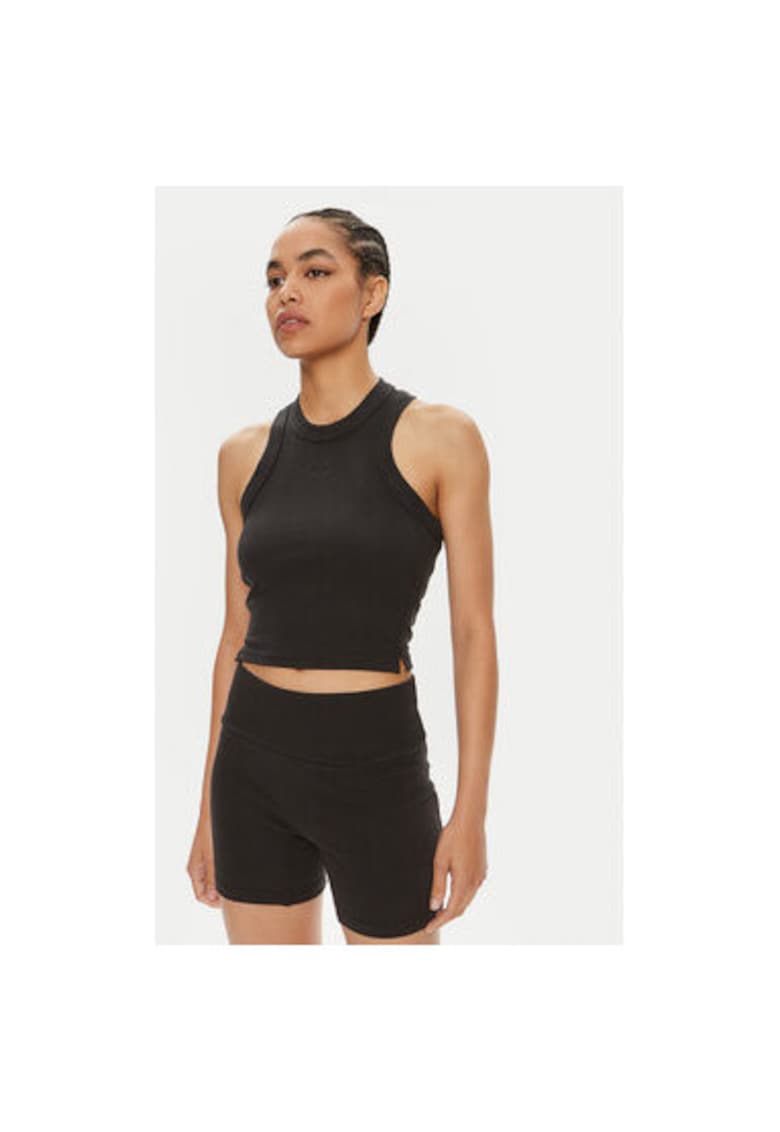 Tricou dama -  303899608 - Viscoza/Bumbac/Elastan - Negru - Negru