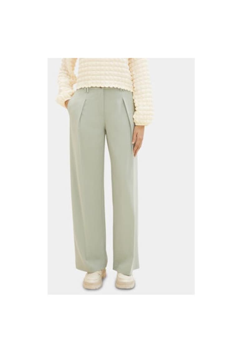 Pantaloni dama -  303521943 - Poliester/Viscoza - Verde - Verde
