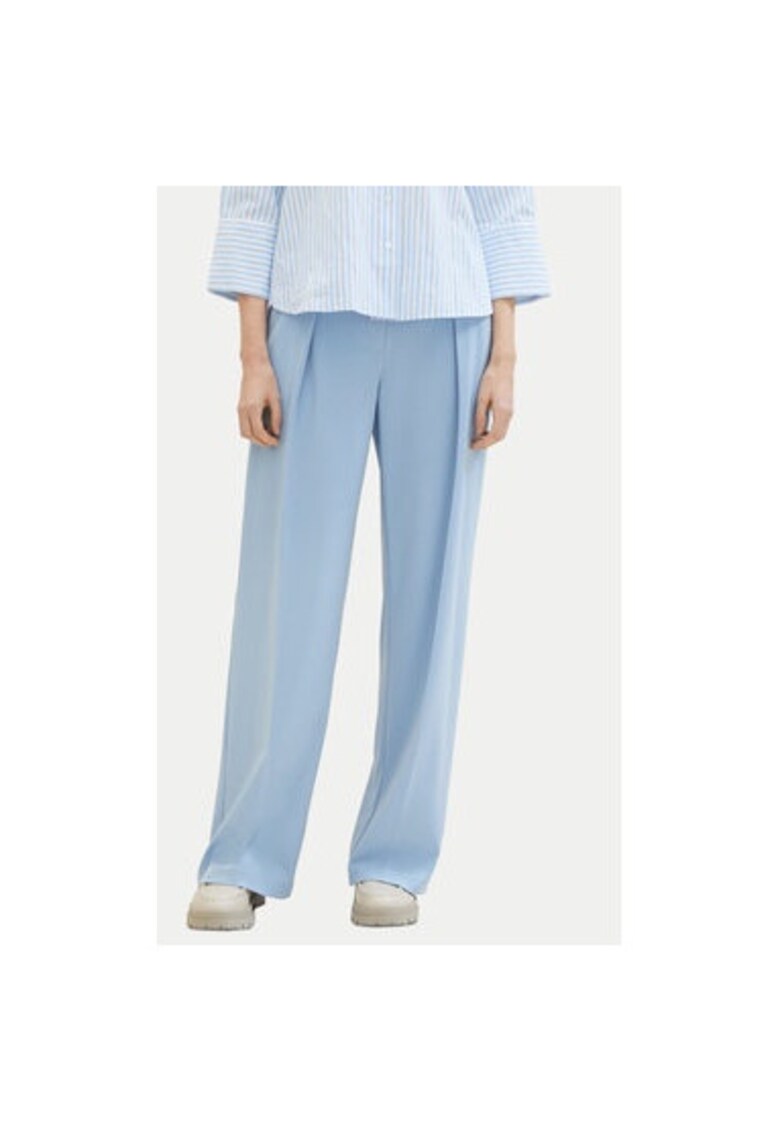 Pantaloni dama -  303522629 - Poliester/Viscoza - Albastru - Albastru