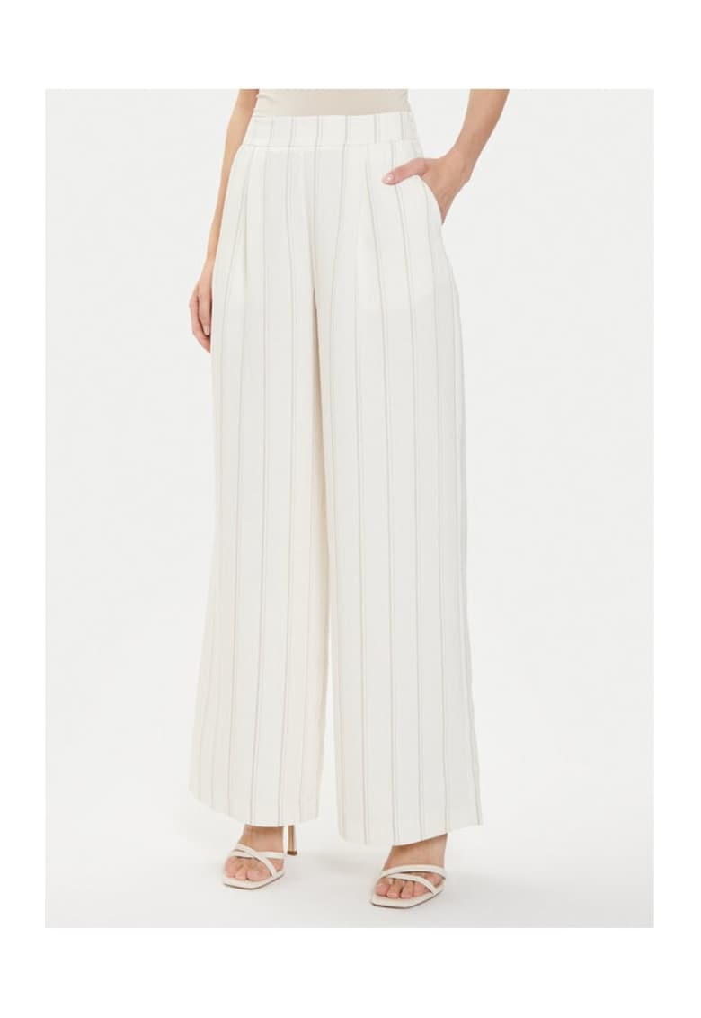 Pantaloni dama -  66166 - Viscoza - Ecru