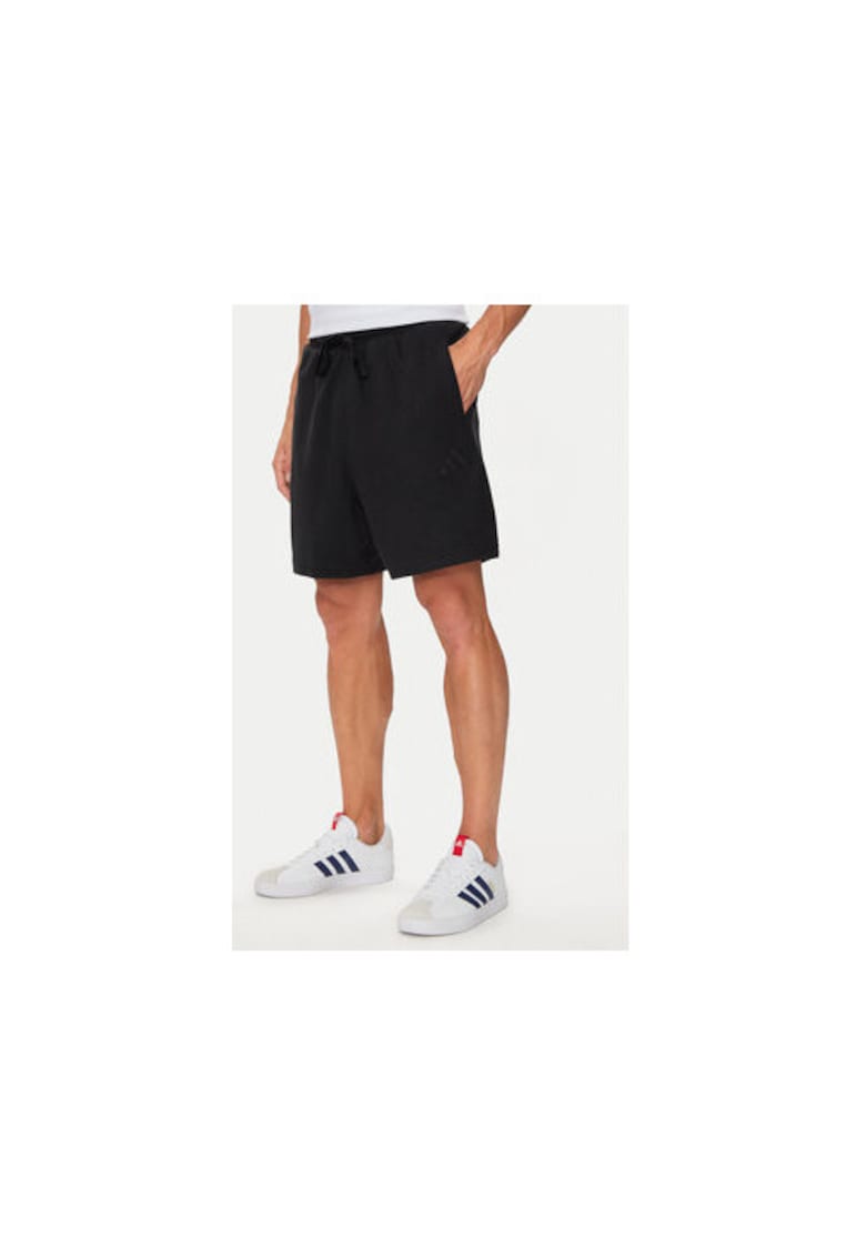 Pantaloni scurti barbati -  303986452 - Bumbac - Negru - Negru