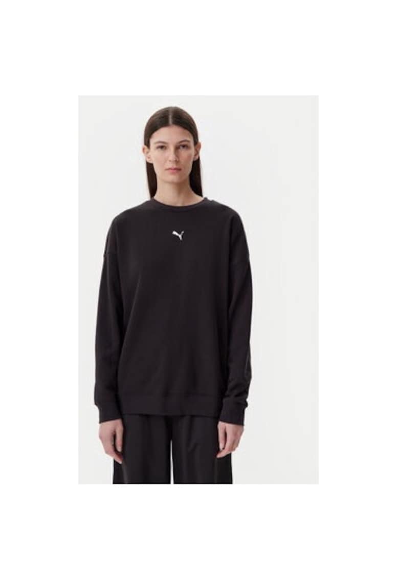 Bluza dama -  304582189 - Bumbac/Poliester reciclat/Bumbac - Negru - Negru