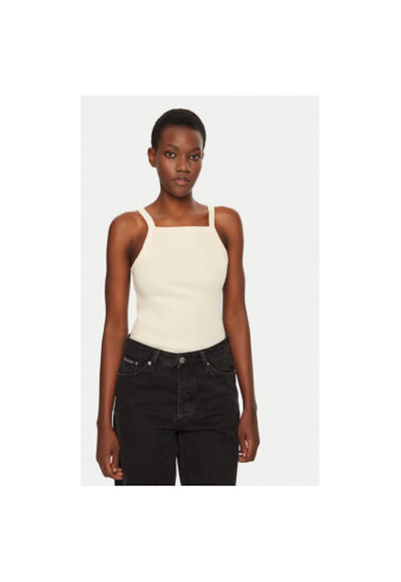Tricou dama -  305031686 - Bumbac organic - Bej - Bej