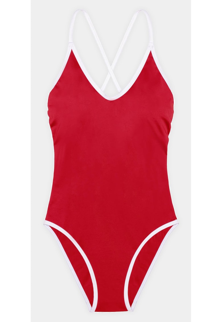 Costum de baie dama -  303965808 - Rosu - Poliester