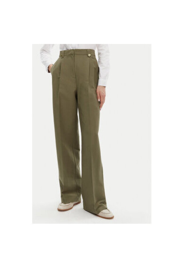 Pantaloni Dama -  305174611 - In - Poliester - Verde - Verde