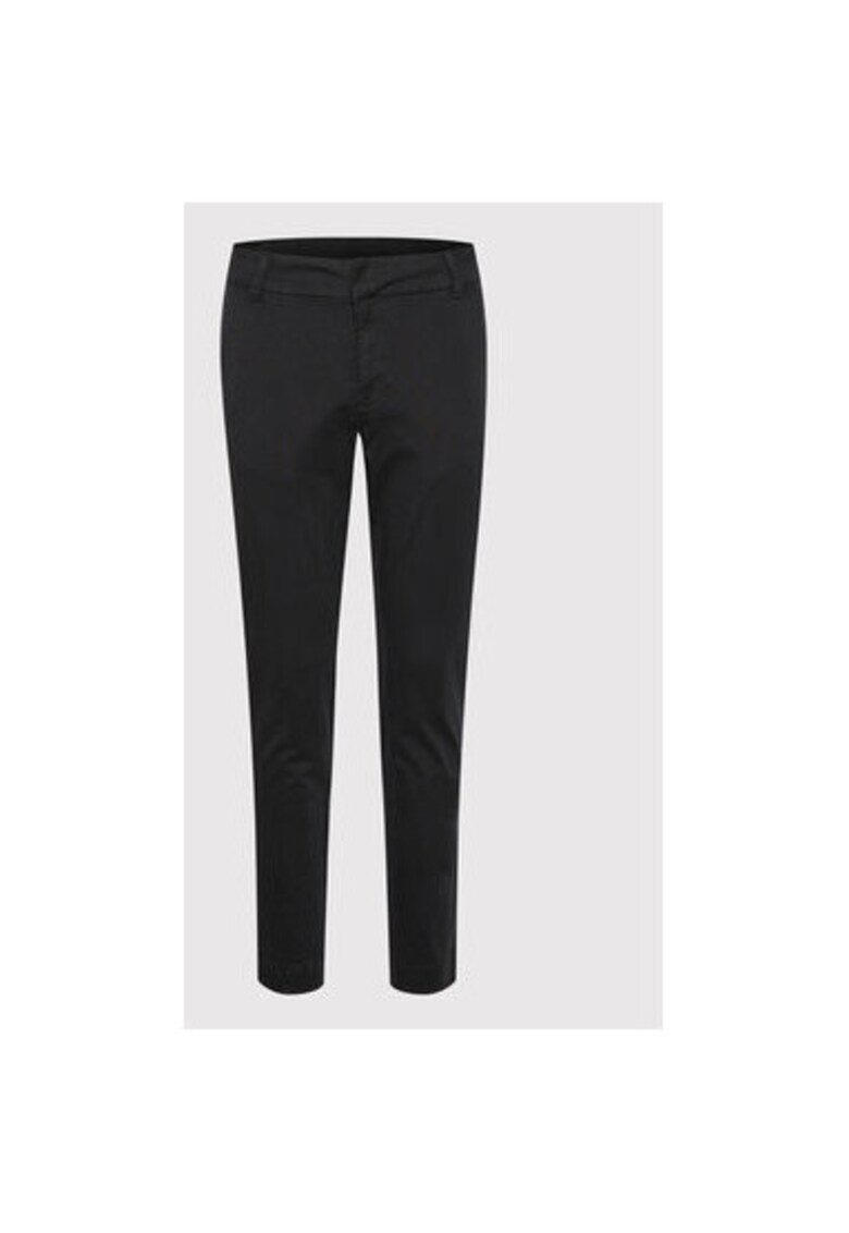 Pantaloni dama -  300697504 - Bumbac - Negru - Negru