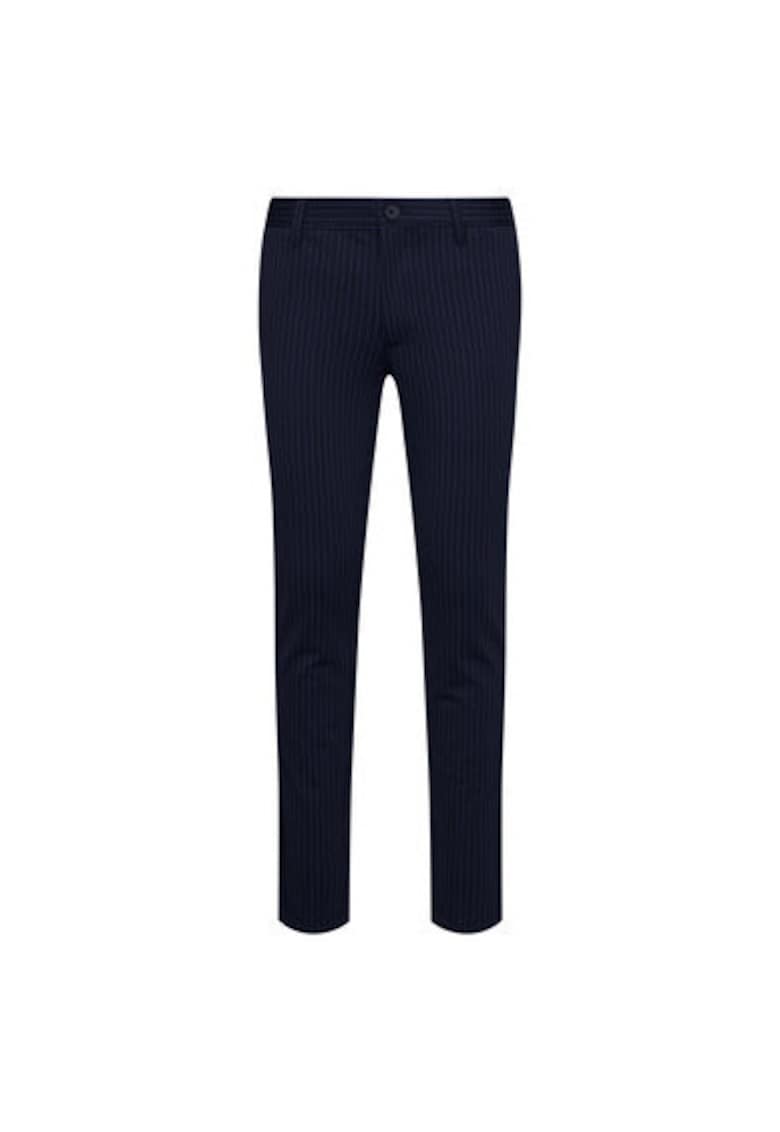 Pantaloni barbati -  208502900 - Poliester/Viscoza - Albastru - Albastru