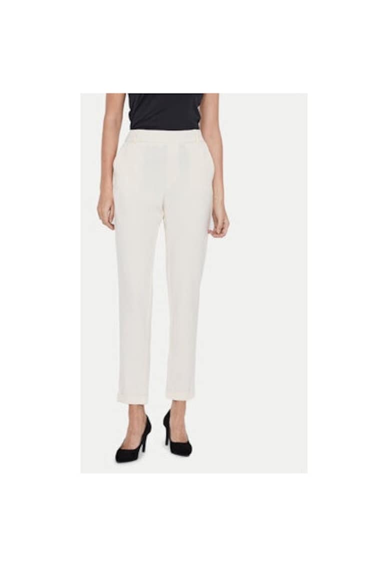 Pantaloni dama -  304785658 - Poliester/Viscoza - Bej