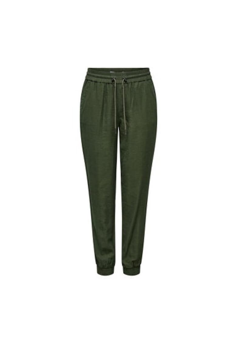 Pantaloni dama -  301822578 - Viscoza - Verde - Verde