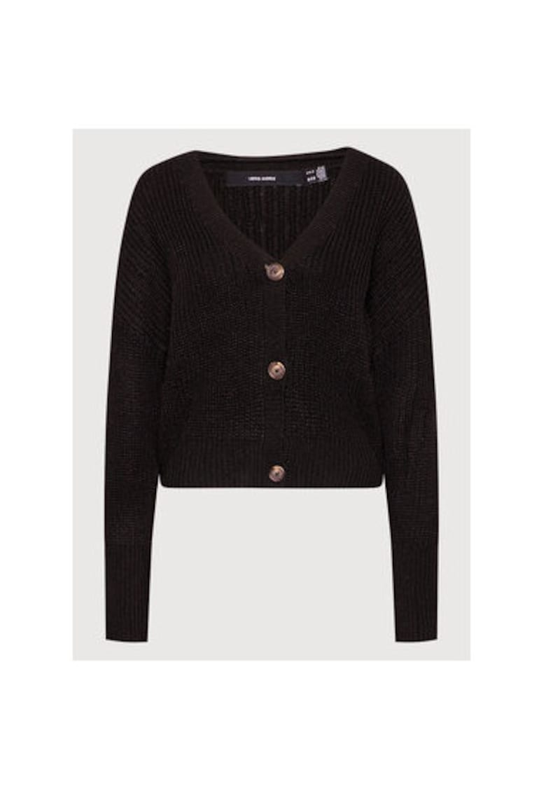 Cardigan dama -  209233544 - Acril - Negru - Negru