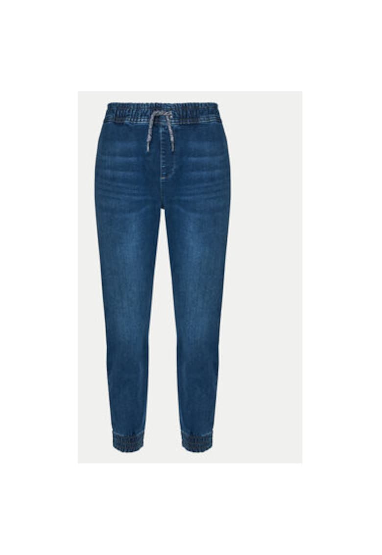 Pantaloni dama -  304783791 - Bumbac - Albastru