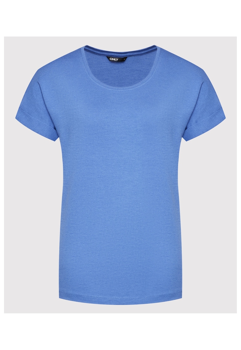 Tricou dama -  Viscoza - 300107560 - Albastru