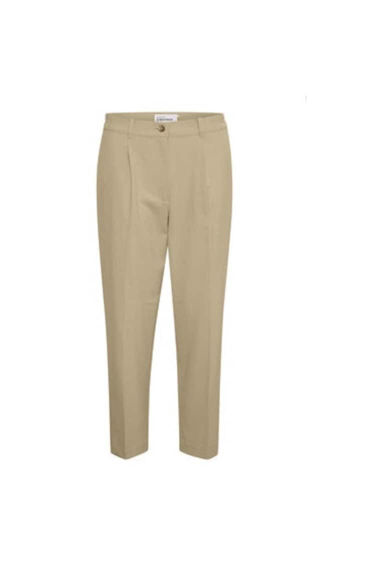 Pantaloni dama -  302183739 - Poliester/Viscoza - Bej - Bej