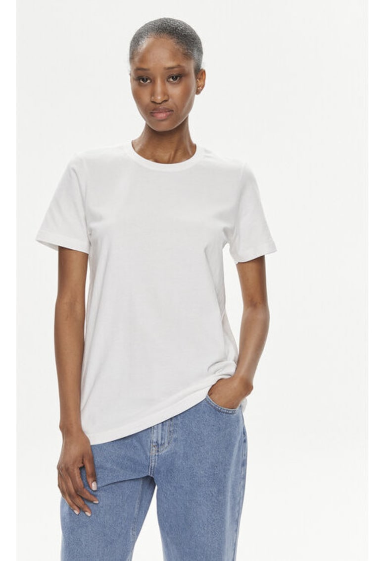 Tricou dama -  304005176 - Bumbac organic - Alb - Alb