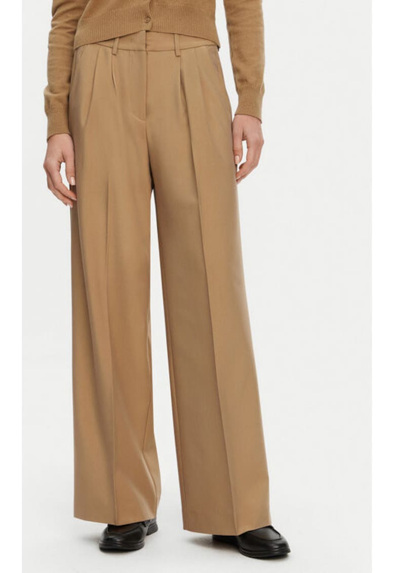 Pantaloni dama -  305138897 - Poliester/Rayon - Bej - Bej