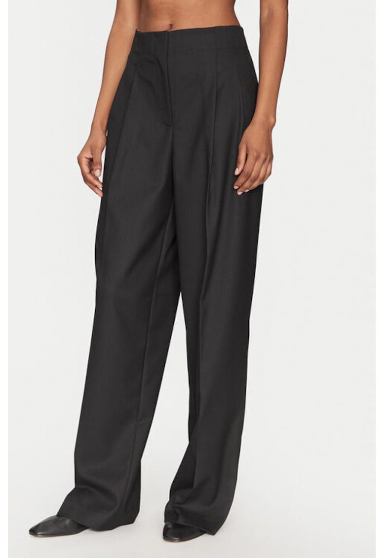 Pantaloni dama -  305214331 - Poliester/Viscoza - Negru - Negru