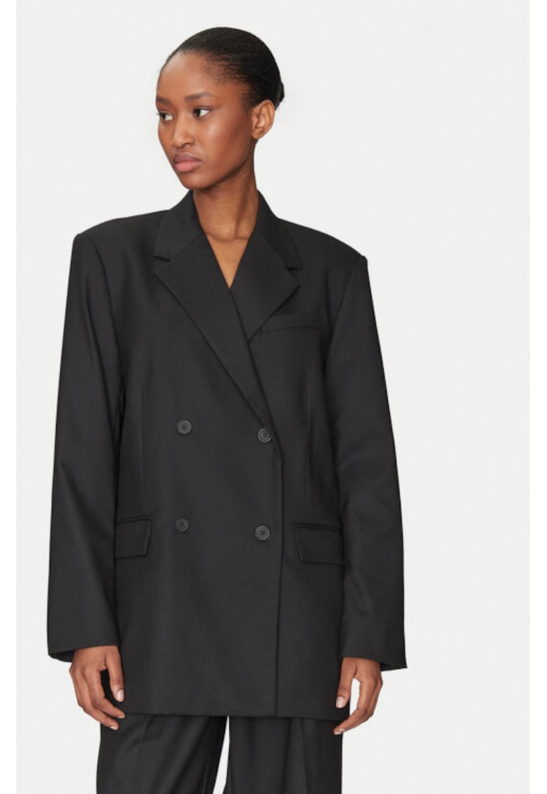 Sacou dama -  305214317 - Poliester/Viscoza - Negru - Negru