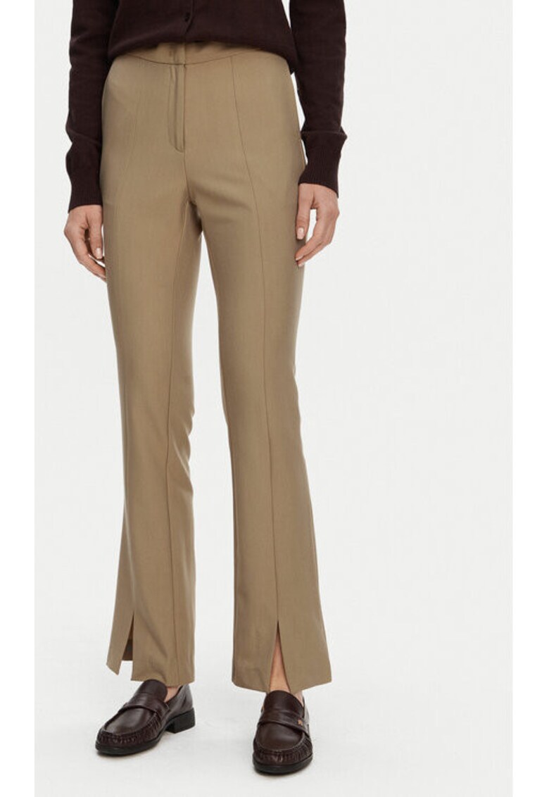 Pantaloni dama -  305138903 - Poliester/Rayon - Bej - Bej