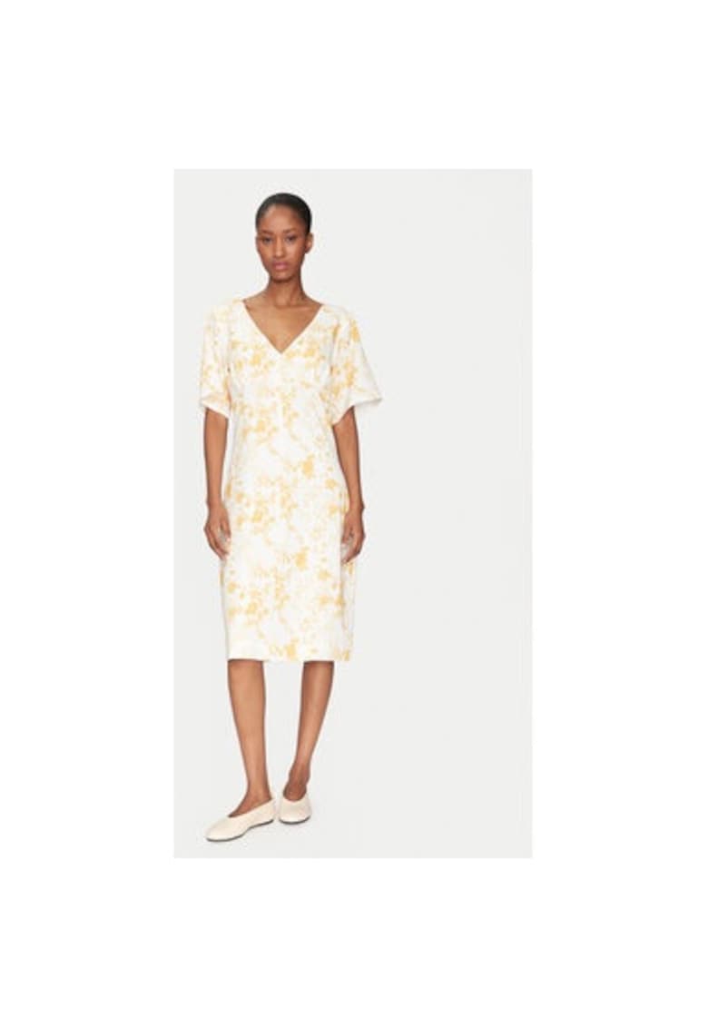 Rochie dama -  305138781 - Poliester - Galben - Galben