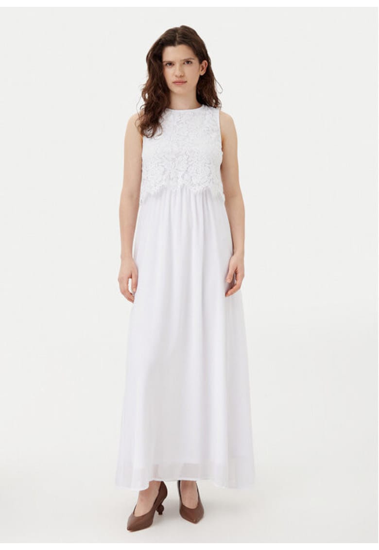 Rochie dama -  304903076 - Poliester reciclat/Poliester - Alb - Alb
