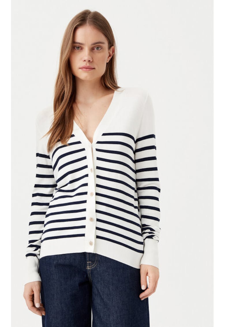 Cardigan dama -  304903168 - Viscoza - Alb - Alb