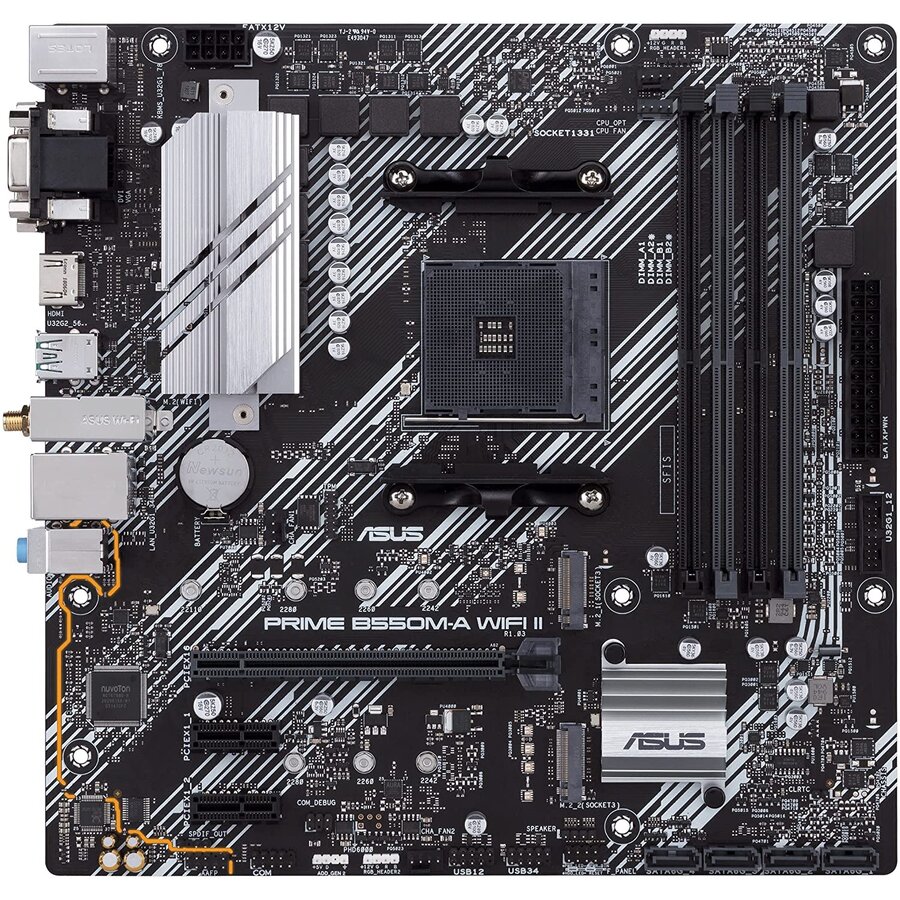 Placa de baza TUF PRIME B550M-A WIFI II B550 - Socket AM4