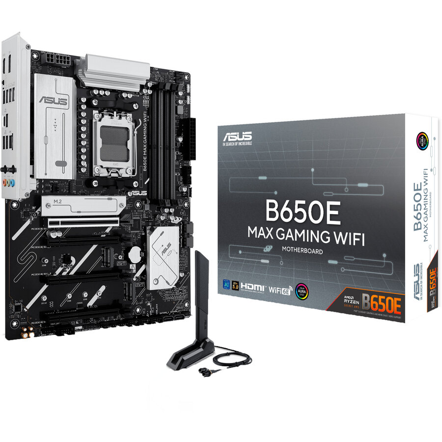 Placa de baza B650E MAX GAMING WIFI (black) - Socket AM5