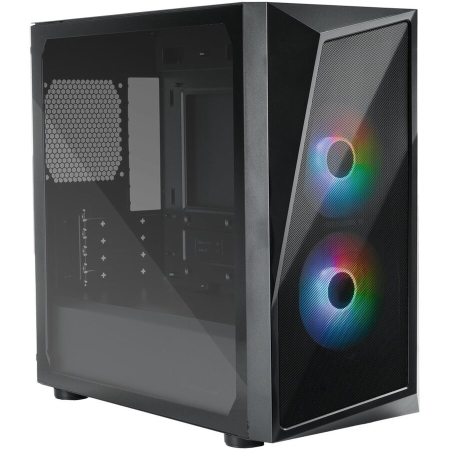 Carcasa CMP 320  TG USB3.2 ARGB Mini mATX Negru