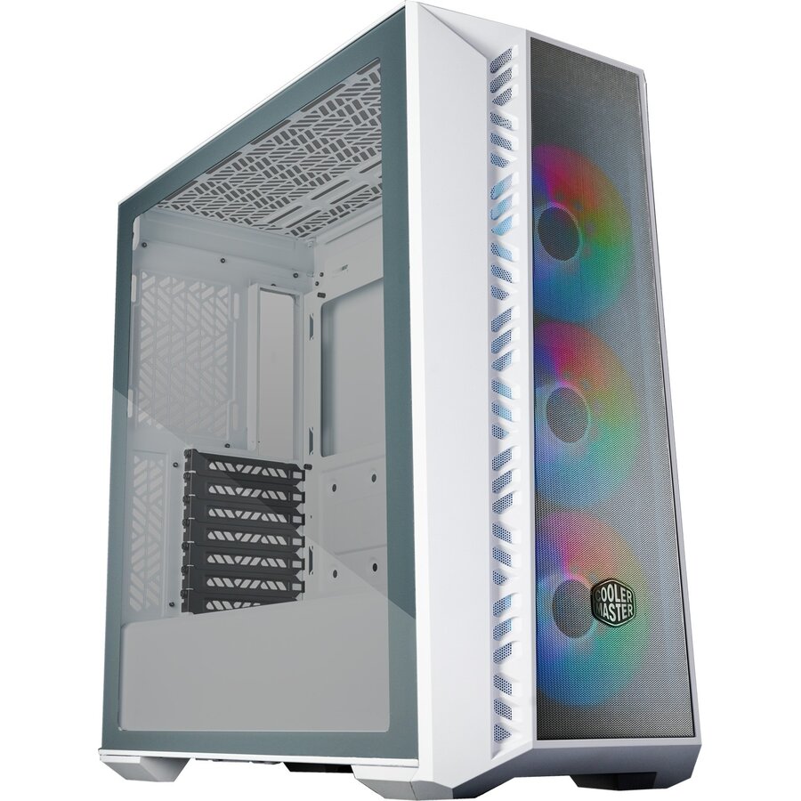Carcasa MasterBox 520Mesh TG ARGB USB3.2 EATX Alb