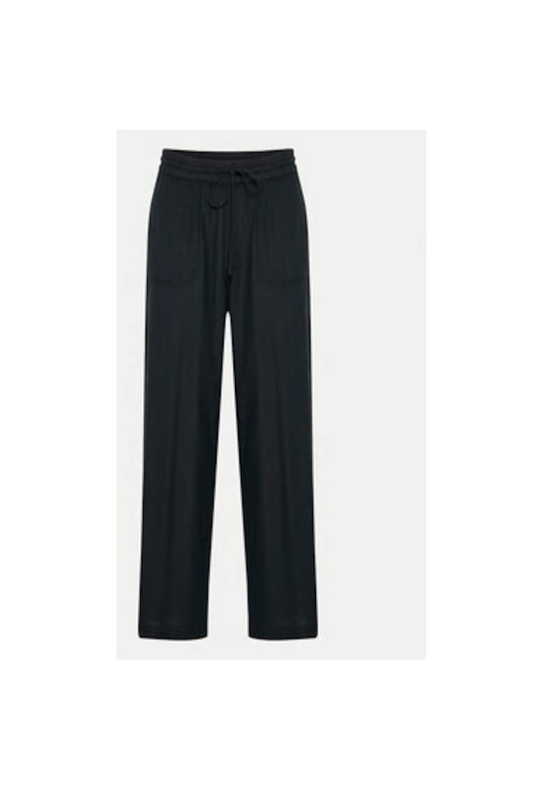 Pantaloni dama -  303582203 - Viscoza/In - Negru - Negru