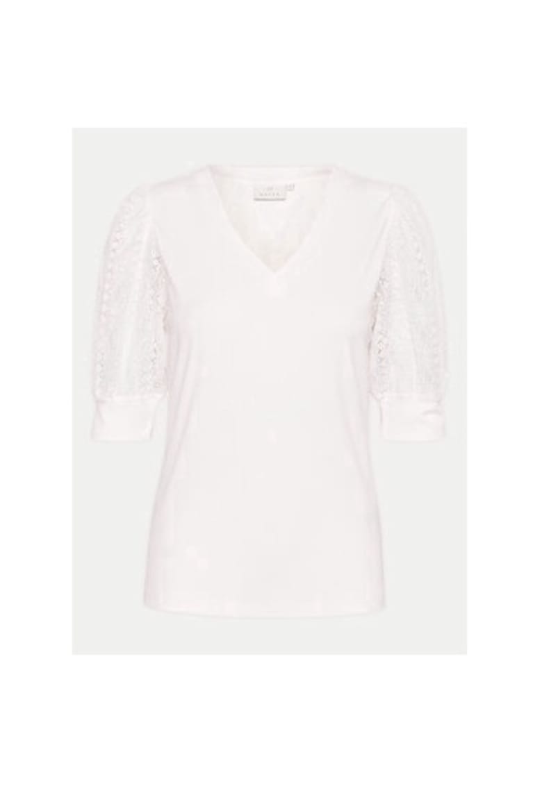 Bluza dama -  303582371 - Viscoza/Poliester - Alb - Alb