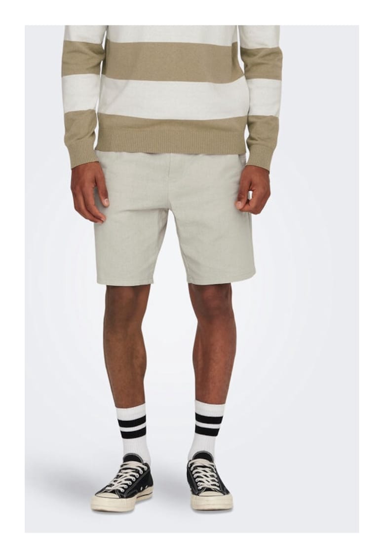Pantaloni barbati -  42480 - Bumbac - Gri