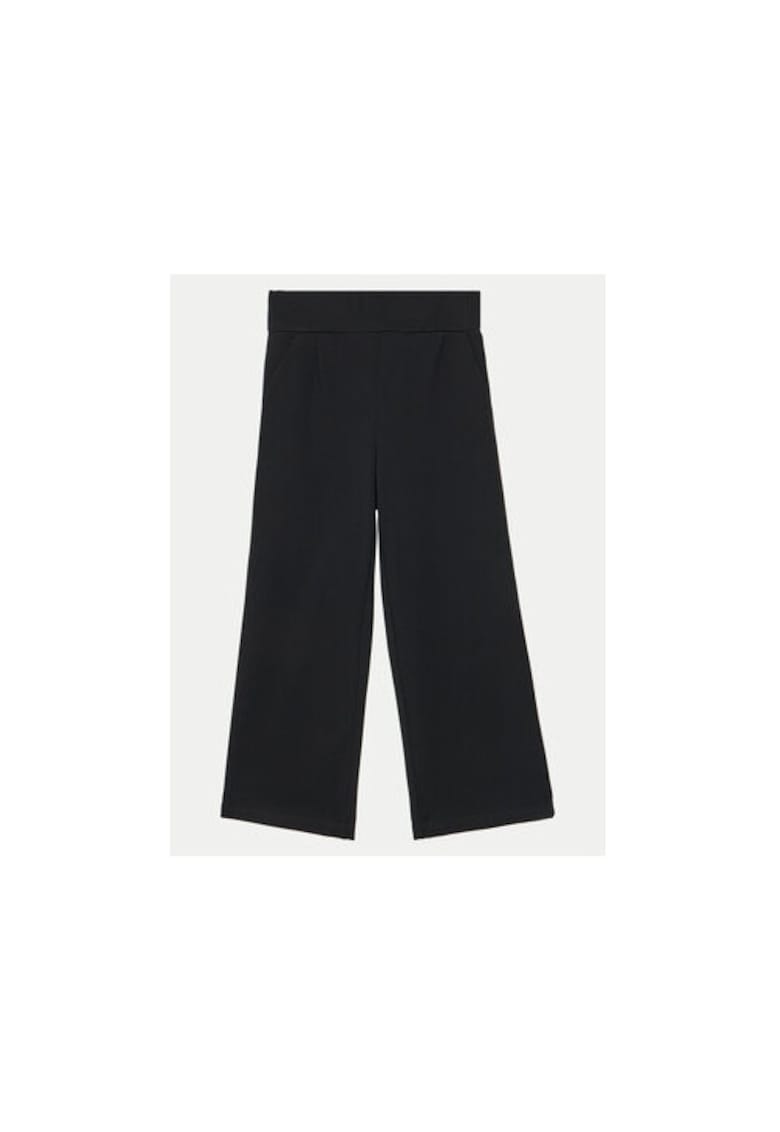 Pantaloni fete -  304718298 - Viscoza/Nylon - Negru - Negru