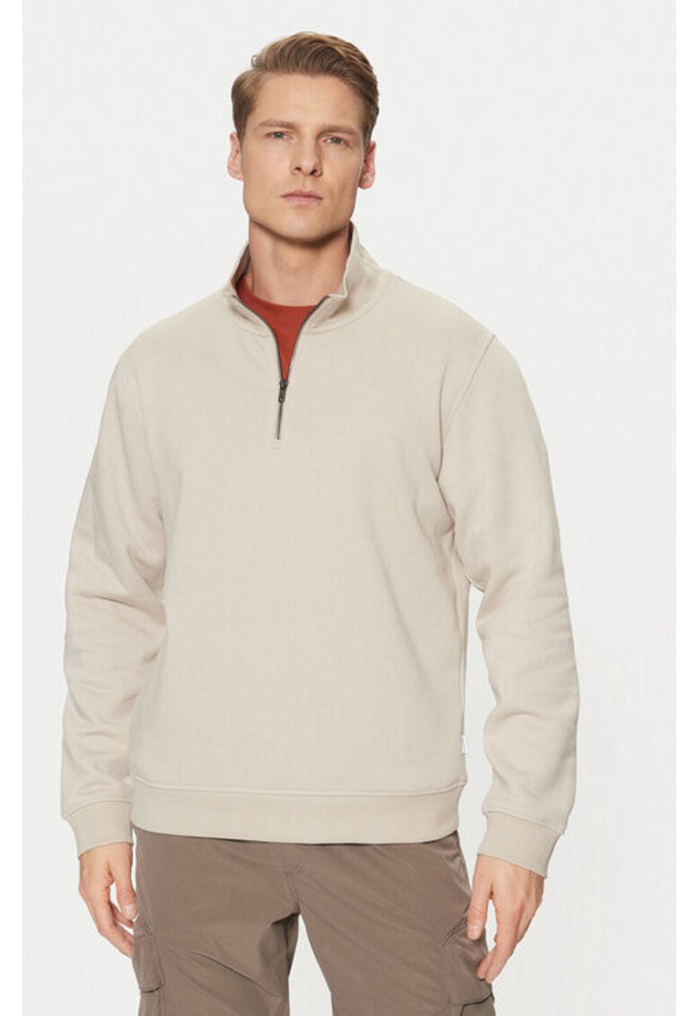 Bluza barbati -  304782510 - Poliester/Bumbac - Bej - Bej